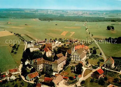 AK / Ansichtskarte Bad_Waldsee Mutterhaus der Barmherzigen Schwestern Franziskanerinnen Reute Fliegeraufnahme Bad_Waldsee