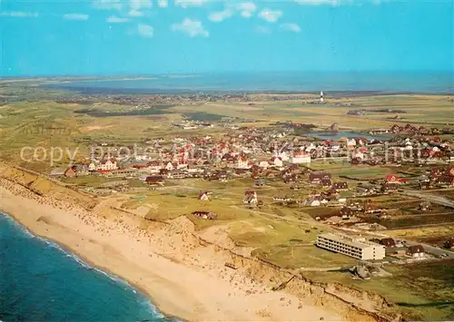 AK / Ansichtskarte Wenningstedt_Sylt Fliegeraufnahme Wenningstedt_Sylt