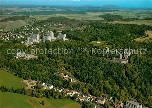 AK / Ansichtskarte Bad_Neustadt im Naturpark Bayerische Rhoen Fliegeraufnahme Bad_Neustadt