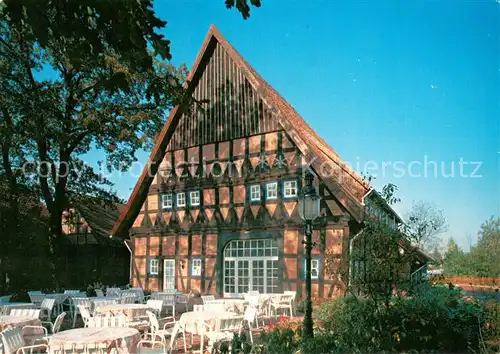 AK / Ansichtskarte Burgwedel Restaurant Terrassenansicht Burgwedel