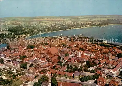 AK / Ansichtskarte Eckernfoerde Fliegeraufnahme Eckernfoerde