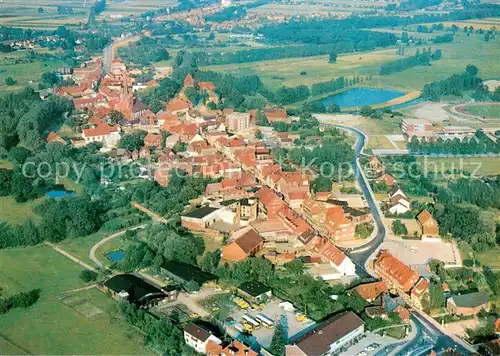 AK / Ansichtskarte Dannenberg_Elbe Fliegeraufnahme Dannenberg Elbe