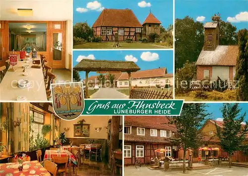 AK / Ansichtskarte Ahnsbeck Heidehof Hasselmann Gaststaette Storchennest Ahnsbeck