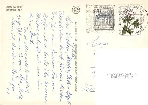 AK / Ansichtskarte Luthe Freibad Kirche Geschaeft Haake Luthe