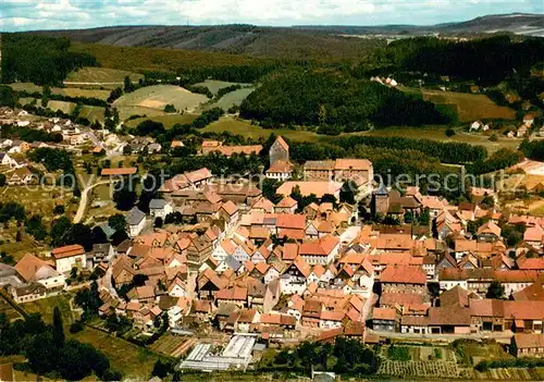 AK / Ansichtskarte Hardegsen Fliegeraufnahme Hardegsen