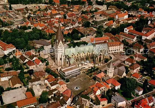 AK / Ansichtskarte Paderborn Fliegeraufnahme mit Dom Paderborn