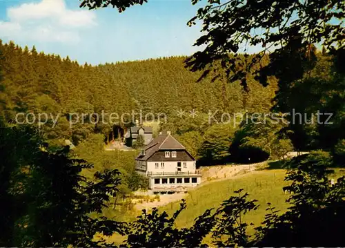 AK / Ansichtskarte Fohlenplacken Gaestehaus Pension Alte Muehle im Wald Fohlenplacken