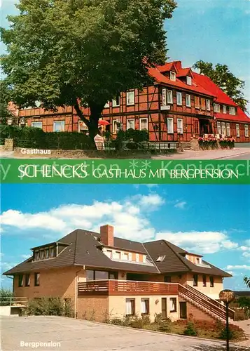 AK / Ansichtskarte Amelinghausen_Lueneburger_Heide Schenks Gasthaus mit Bergpension Amelinghausen_Lueneburger
