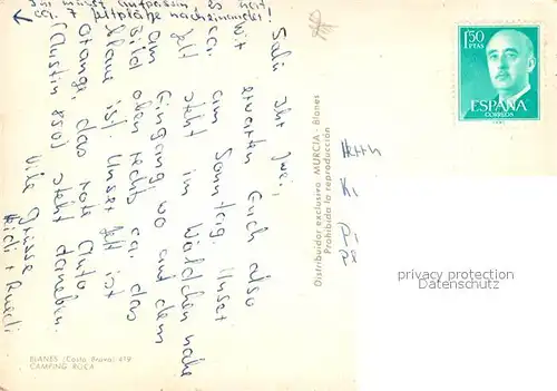 AK / Ansichtskarte Blanes Camping Roca Blanes