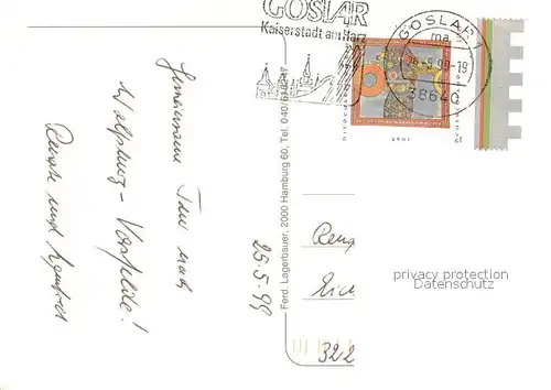 AK / Ansichtskarte Vorsfelde Motive Ortszentrum Fachwerkhaeuser Brunnen Kirche Vorsfelde