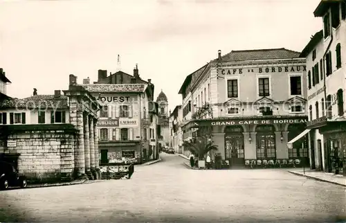 AK / Ansichtskarte Dax_Landes La Fontaine chaude Centre ville Cafe Dax_Landes