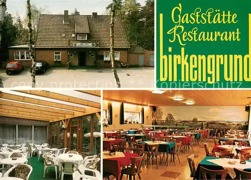 AK / Ansichtskarte Schneverdingen Gaststaette Restaurant Birkengrund Schneverdingen
