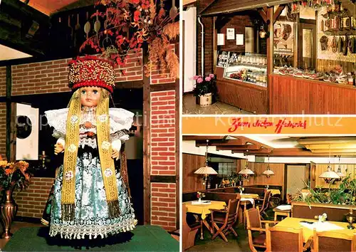 AK / Ansichtskarte Luedersfeld Restaurant Zum dicken Heinrich Teilansichten Innen Luedersfeld