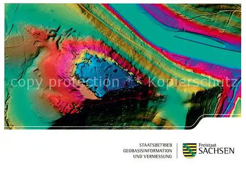 AK / Ansichtskarte Sachsen Staatsbetrieb Geobasisinformation und Vermessung Sachsen