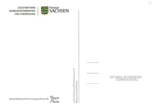 AK / Ansichtskarte Sachsen Staatsbetrieb Geobasisinformation und Vermessung Sachsen