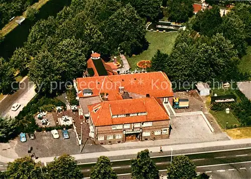 AK / Ansichtskarte Wiesmoor Hotel Torfkrug Fliegeraufnahme Wiesmoor