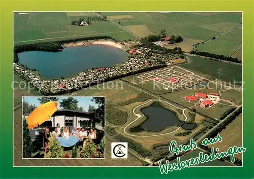 AK / Ansichtskarte Westoverledingen Freizeitpark Am Emsdeich mit Campingplatz und Historischem Dorfplatz  Westoverledingen