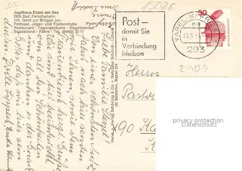 AK / Ansichtskarte Bad_Zwischenahn Jagdhaus Elden am See Bad_Zwischenahn