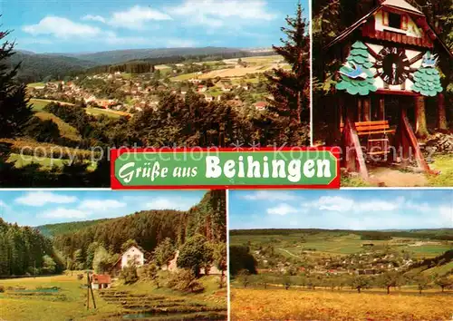 AK / Ansichtskarte Beihingen_Calw Panorama Teilansichten Beihingen Calw