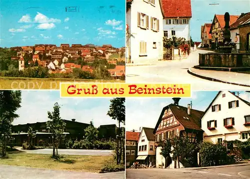 AK / Ansichtskarte Beinstein Panorama Brunnen Ortspartien Beinstein