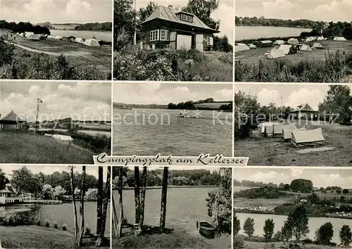 AK / Ansichtskarte Kellersee Campingplatz Teilansichten Kellerseepartien Kellersee