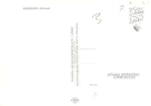 AK / Ansichtskarte Hannover Zentrum  Hannover