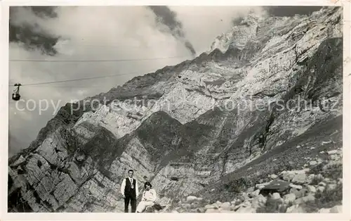 AK / Ansichtskarte Urnaesch_AR Bergwandern in den Appenzeller Alpen Bergbahn Urnaesch_AR