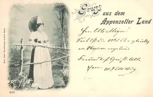 AK / Ansichtskarte Herisau_AR Trachten Herisau_AR