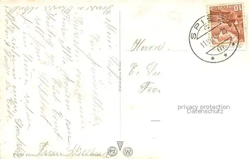 AK / Ansichtskarte Spiez_Thunersee_BE Bucht Spiez_Thunersee_BE