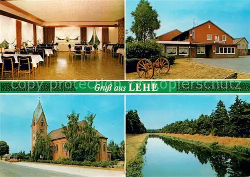 AK / Ansichtskarte Lehe_Ems Hotel Haus Luessing Lehe_Ems