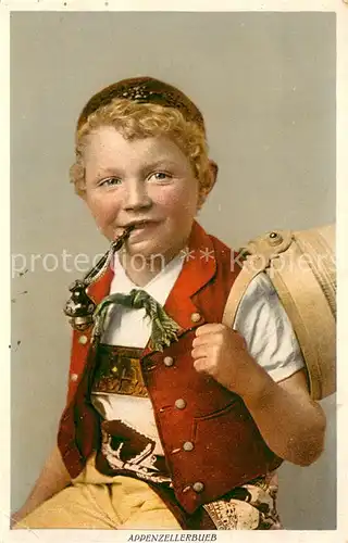 AK / Ansichtskarte Appenzell_IR Appenzeller Bueb Trachten Appenzell IR