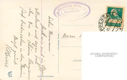 AK / Ansichtskarte Seealpsee_Saentis_IR Unterstichweg Megglisalp mit Faehnern und Alpsiegel Appenzeller Alpen 