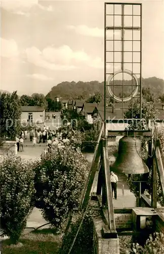 AK / Ansichtskarte Friedland_Goettingen Grenzdurchgangslager Friedlandglock Friedland_Goettingen