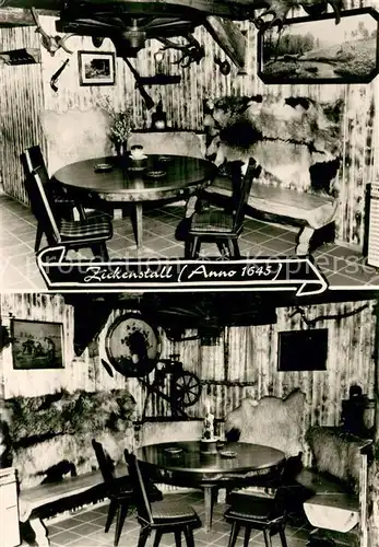 AK / Ansichtskarte Oldendorf_Celle Hotel im Oertzetal Zickenstall Innenansichten Oldendorf_Celle