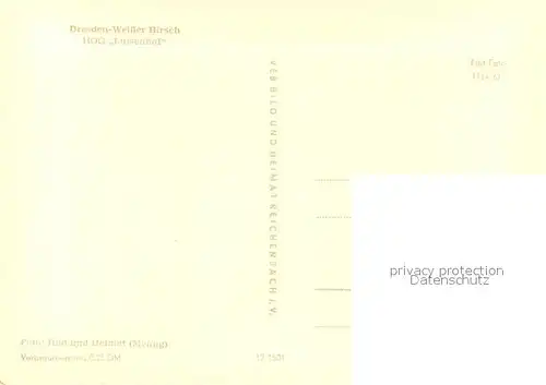 AK / Ansichtskarte Weisser_Hirsch HOG Luisenhof Weisser Hirsch