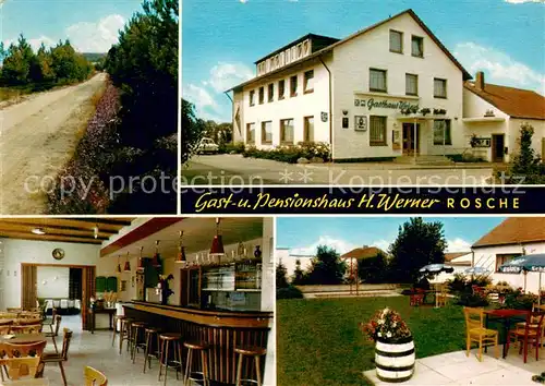 AK / Ansichtskarte Rosche Gasthaus Pensionshaus Werner Teilansichten Rosche