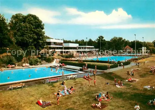 AK / Ansichtskarte Soltau Boehmewald  Hallen  u. Freibad  Soltau