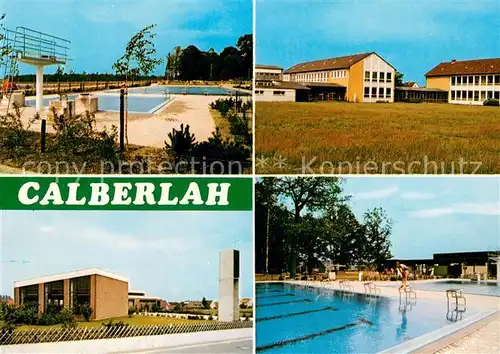 AK / Ansichtskarte Calberlah Freibad Schwimmbad Calberlah
