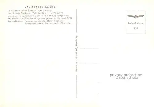 AK / Ansichtskarte Alvesen Gaststaette Kajuete Innenansichten Alvesen