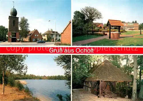 AK / Ansichtskarte Ocholt Kirche Brunnen  Ocholt