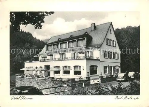 AK / Ansichtskarte Bad_Bertrich Hotel diana Aussenansicht Bad_Bertrich