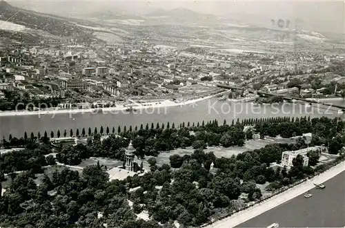 AK / Ansichtskarte Budapest Ansicht m. d. Margareteninsel Budapest