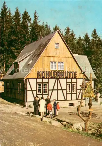 AK / Ansichtskarte Sosa_Erzgebirge Gaststaette Koehlerhuette Aussenansicht Sosa Erzgebirge