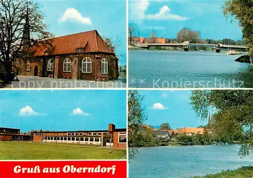 AK / Ansichtskarte Oberndorf_Oste Teilansichten Kirche Oberndorf_Oste