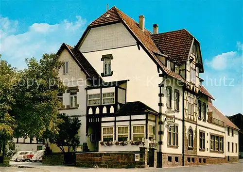 AK / Ansichtskarte Bodenwerder Hotel Pension Zum Weissen Ross Aussenansicht Bodenwerder