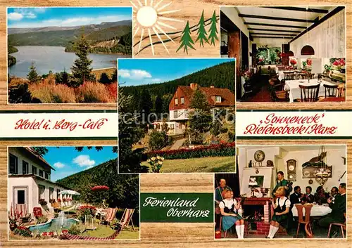 AK / Ansichtskarte Riefensbeek Kamschlacken Hotel u. Berg Cafe Sonneneck  Riefensbeek Kamschlacken