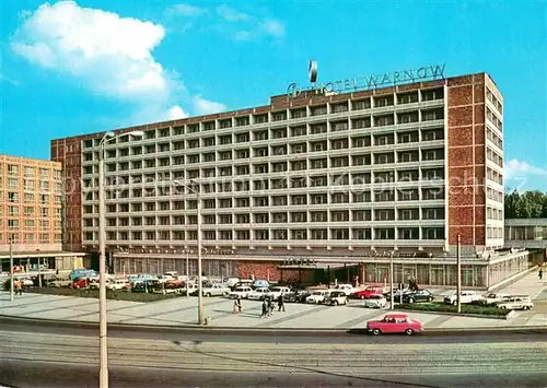 AK / Ansichtskarte Rostock Interhotel Warnow Aussenansicht 
