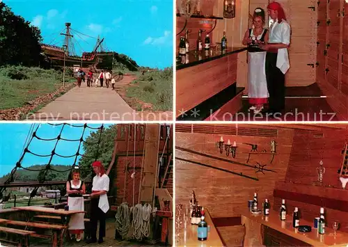 AK / Ansichtskarte Sassnitz_Ostseebad_Ruegen Piratenschiff Sassnitz_Ostseebad_Ruegen