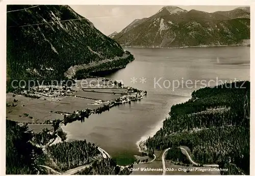 AK / Ansichtskarte Walchensee Fliegeraufnahme  Walchensee