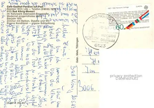 AK / Ansichtskarte Momart Cafe Gasthof Pension zur Post Eingang Gastraum Momart